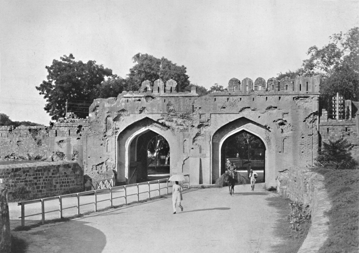 Delhi. Cashmere Gate, c1910. af Unbekannt