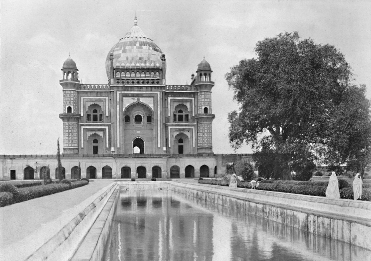 Delhi. Safdar Jungs grav, c1910. af Unbekannt