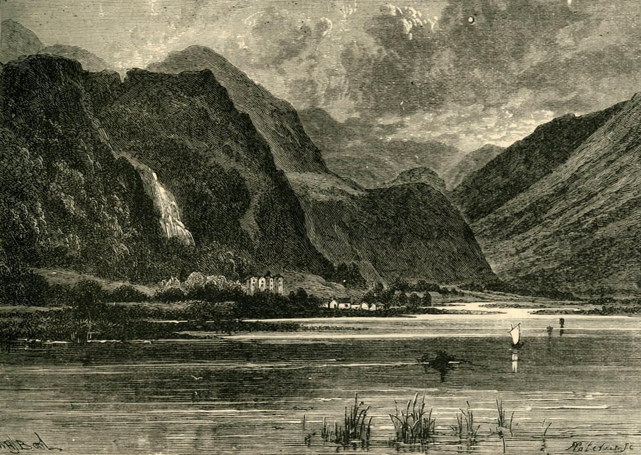 Derwentwater, Looking Towards Borrowdale, 1898. af Unbekannt