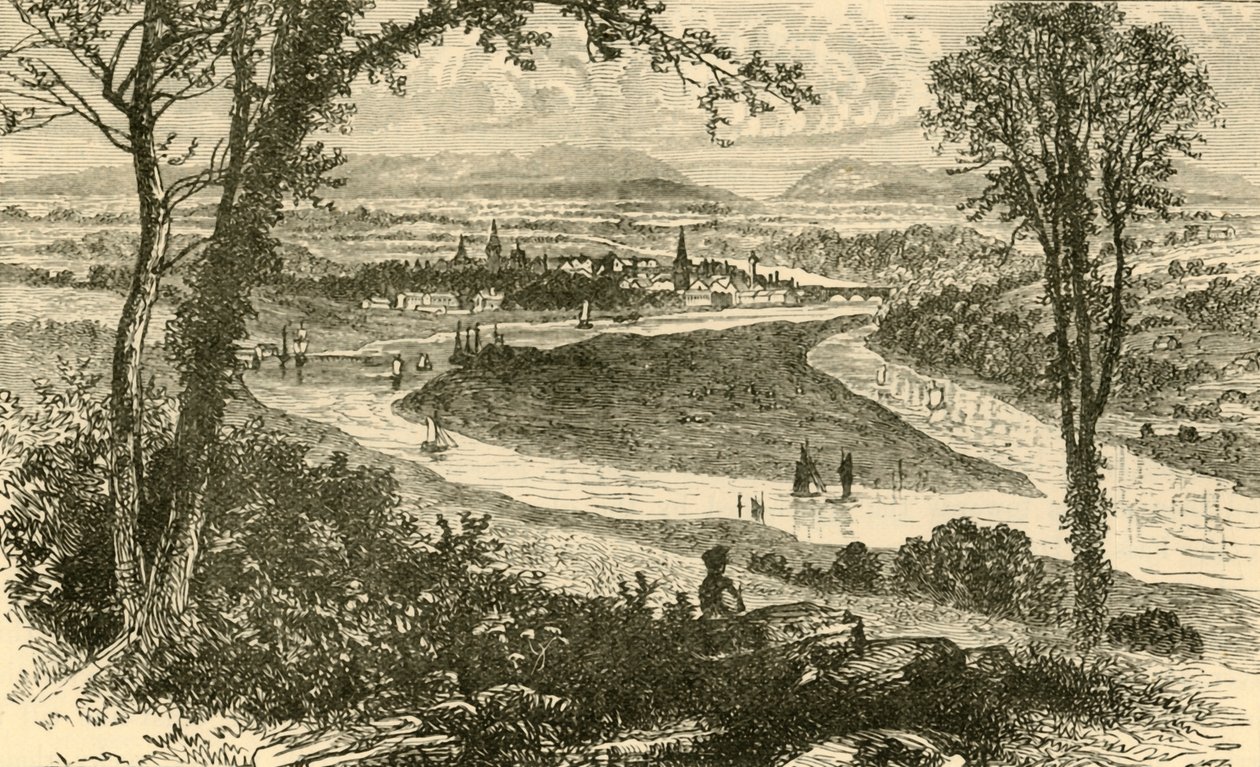 Fjernsyn over Perth, 1898. af Unbekannt