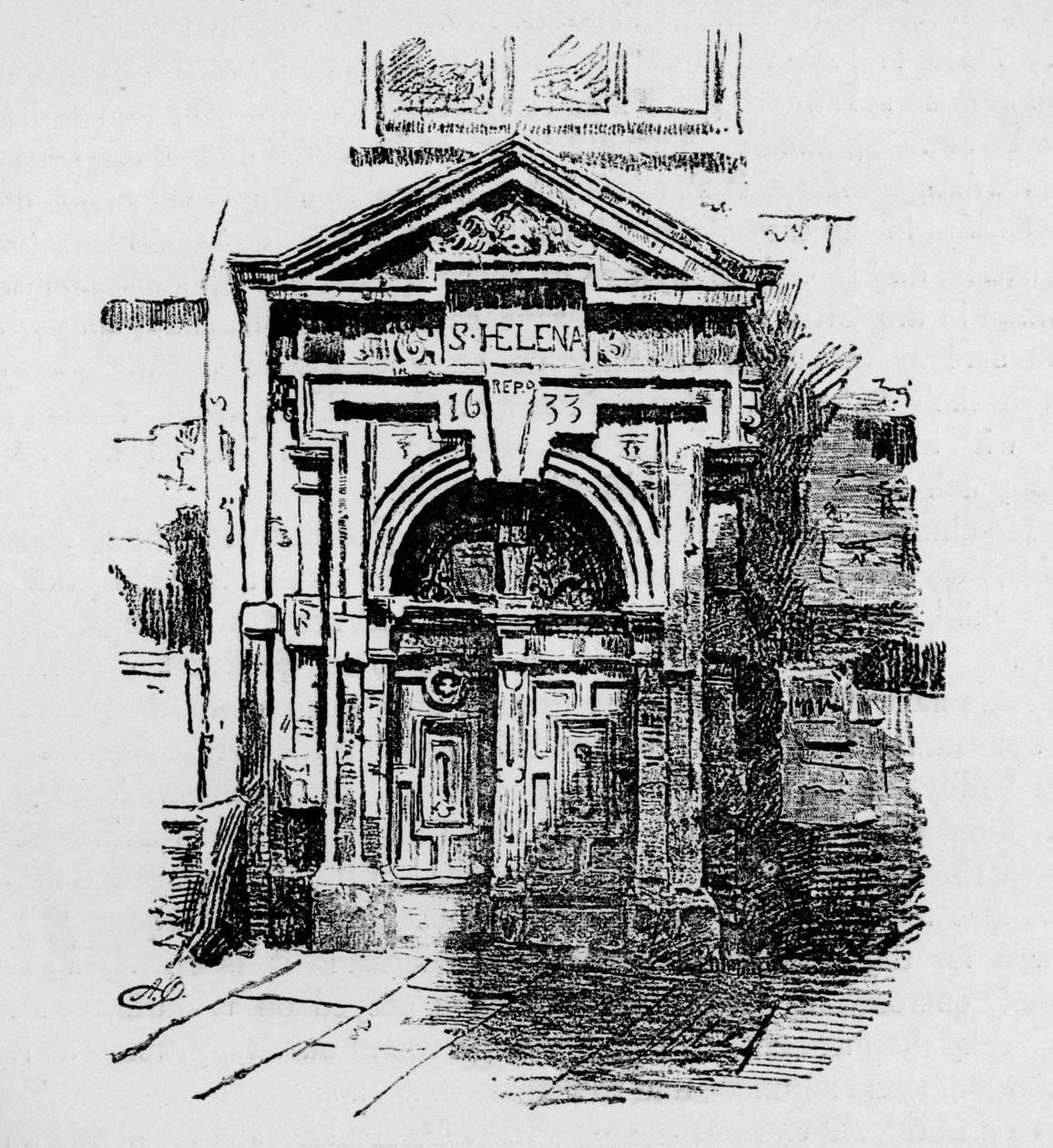 Døråbning, St. Helens, 1890 af Unbekannt