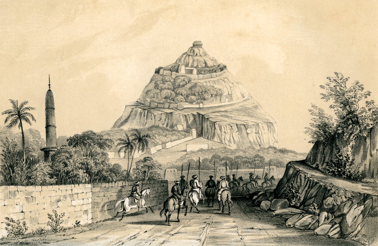 Dowlatabad, Indien, 1847 af Unbekannt