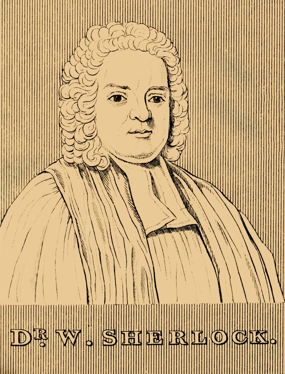 Dr. W. Sherlock, c1641-1707, 1830. af Unbekannt