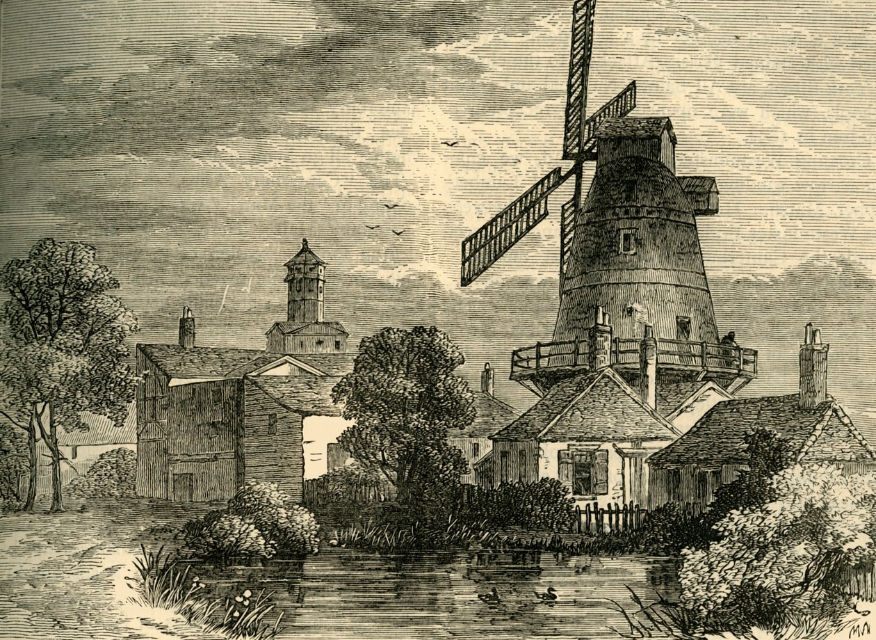 Drug Mill of the Apothecaries Company, c1878. af Unbekannt