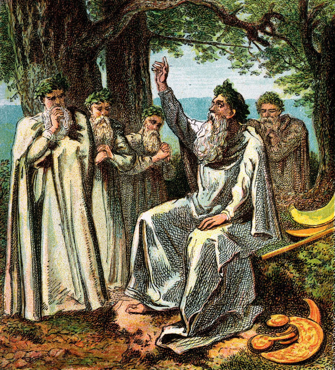 Druider, eller britiske præster, c1850 af Unbekannt