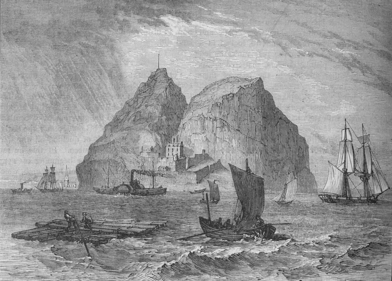 Dumbarton Castle, c1880 af Unbekannt