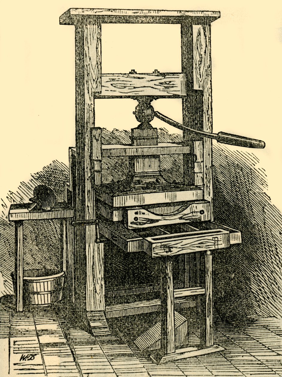 Duplikat af Franklins Press, 1881. af Unbekannt