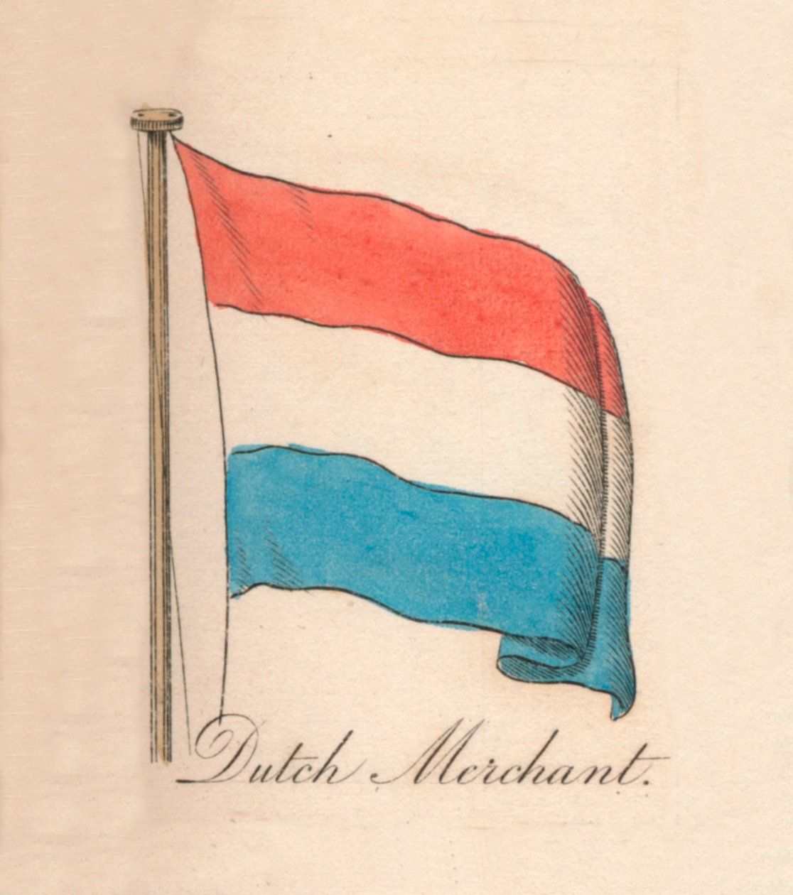 hollandsk købmand, 1838 af Unbekannt