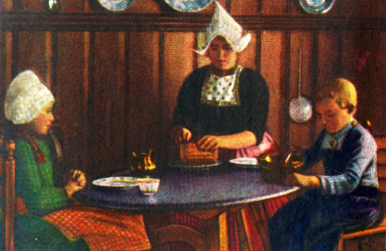 Hollændere i traditionel dragt, c1928. af Unbekannt