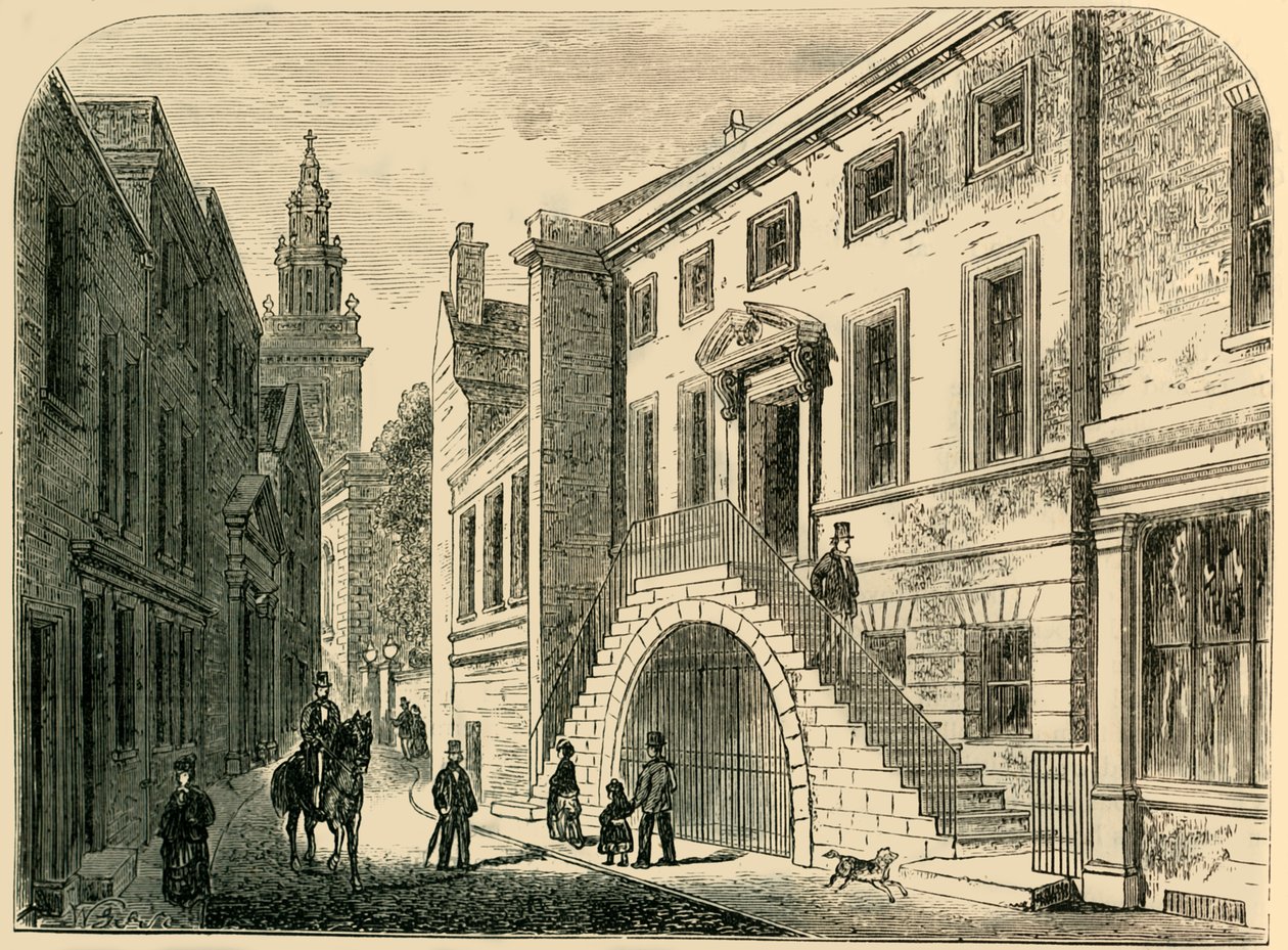 Dyers Hall, c1830, c1872. af Unbekannt