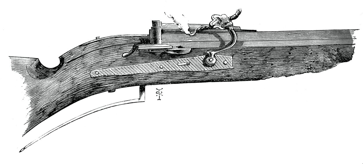 Tidlig match caliver, 1590, fra Penshurst, c1880 af Unbekannt