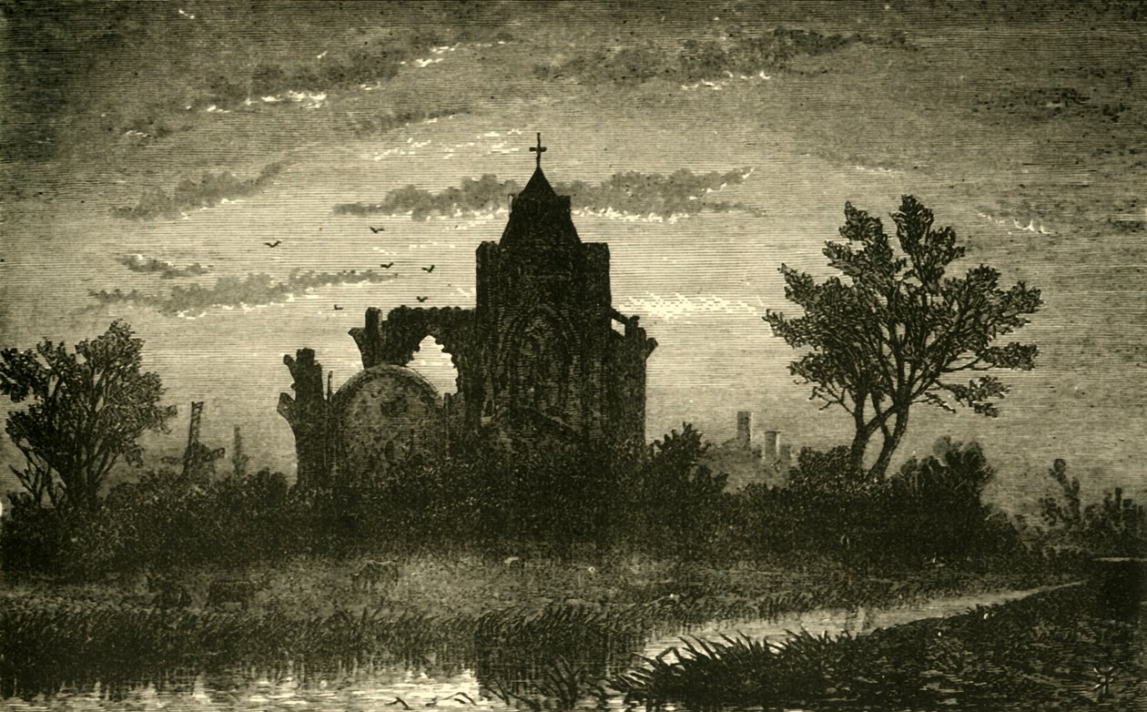 East End of Crowland Abbey, 1898. af Unbekannt