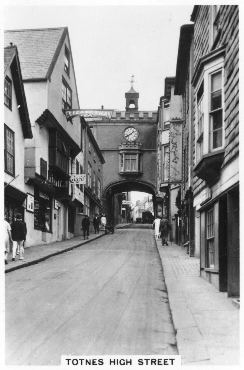 Eastgate, Totnes High Street, Devon, 1937 af Unbekannt