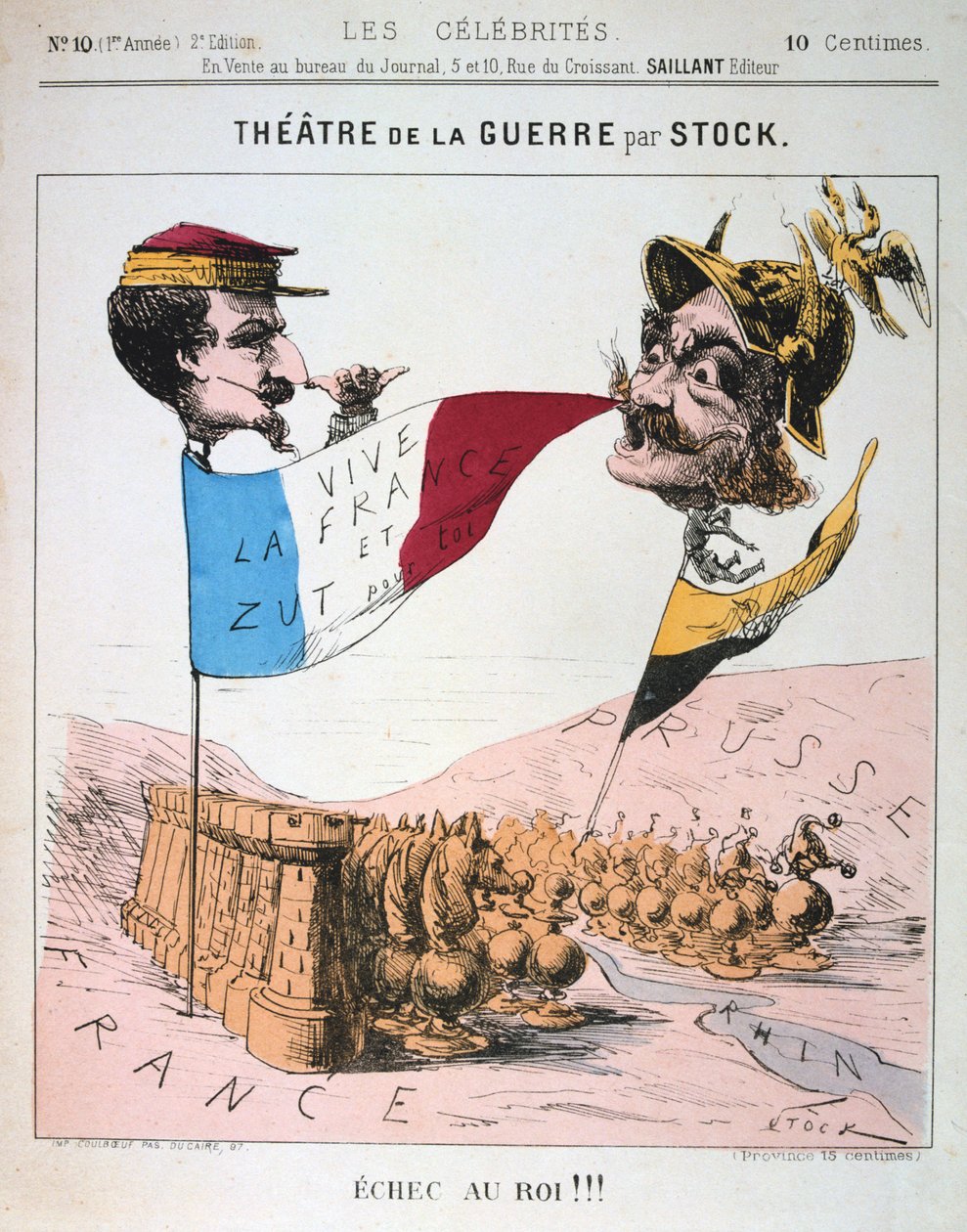 Check au Roi, fransk-preussisk krig, 1870-1871. af Unbekannt