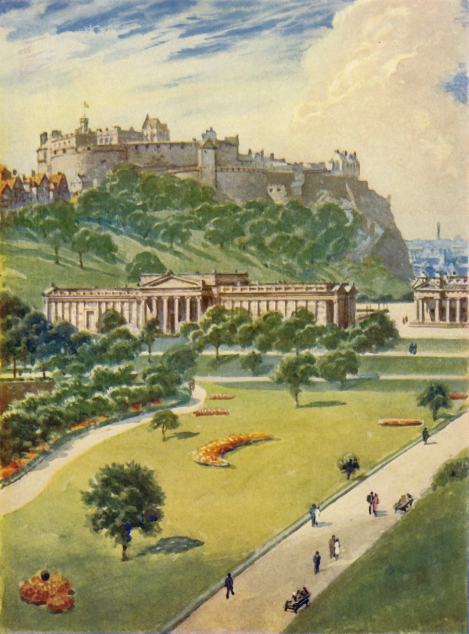 Edinburgh Castle, c1948. af Unbekannt