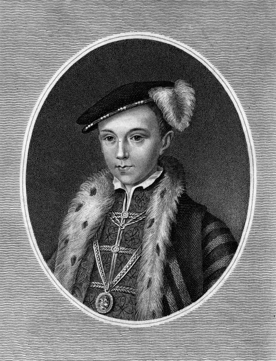 Edward VI, konge af England, 1800-tallet af Unbekannt