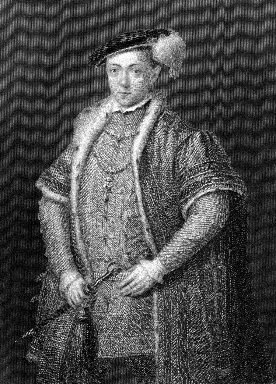 Edward VI, konge af England, 1800-tallet af Unbekannt