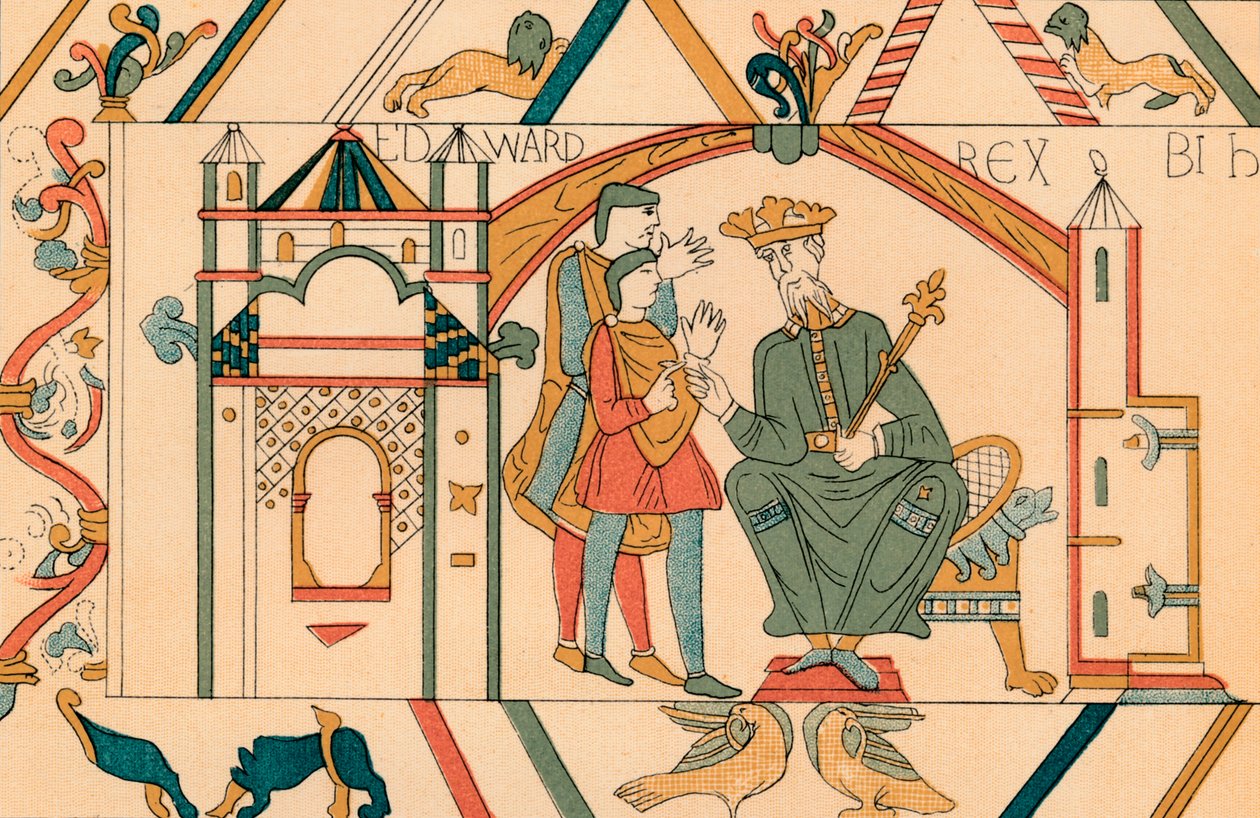 Edwards instruktioner til Harold, 1800-tallet. af Unbekannt
