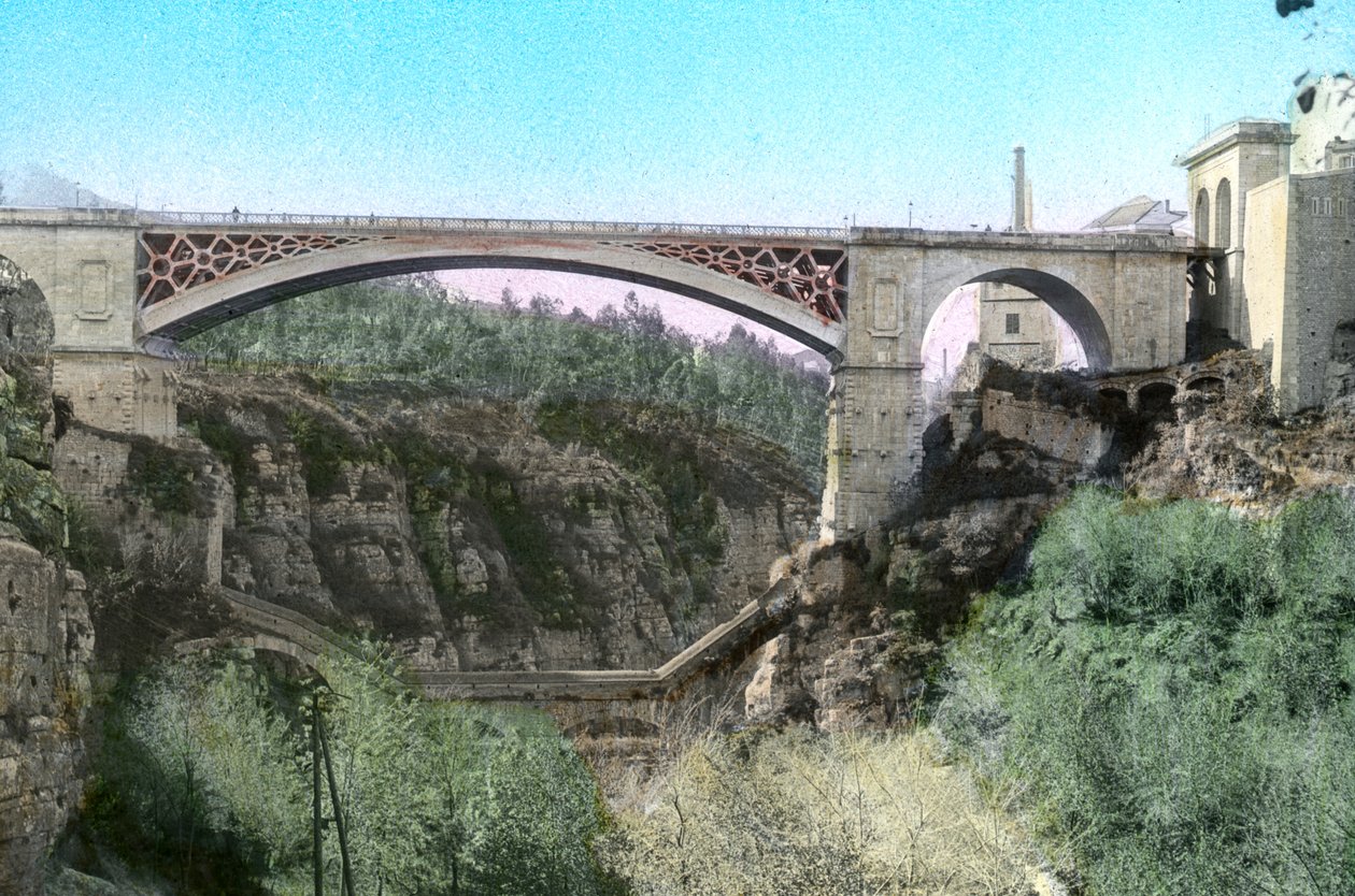 El-Kantara Bridge, Constantine, nordøstlige Algeriet af Unbekannt