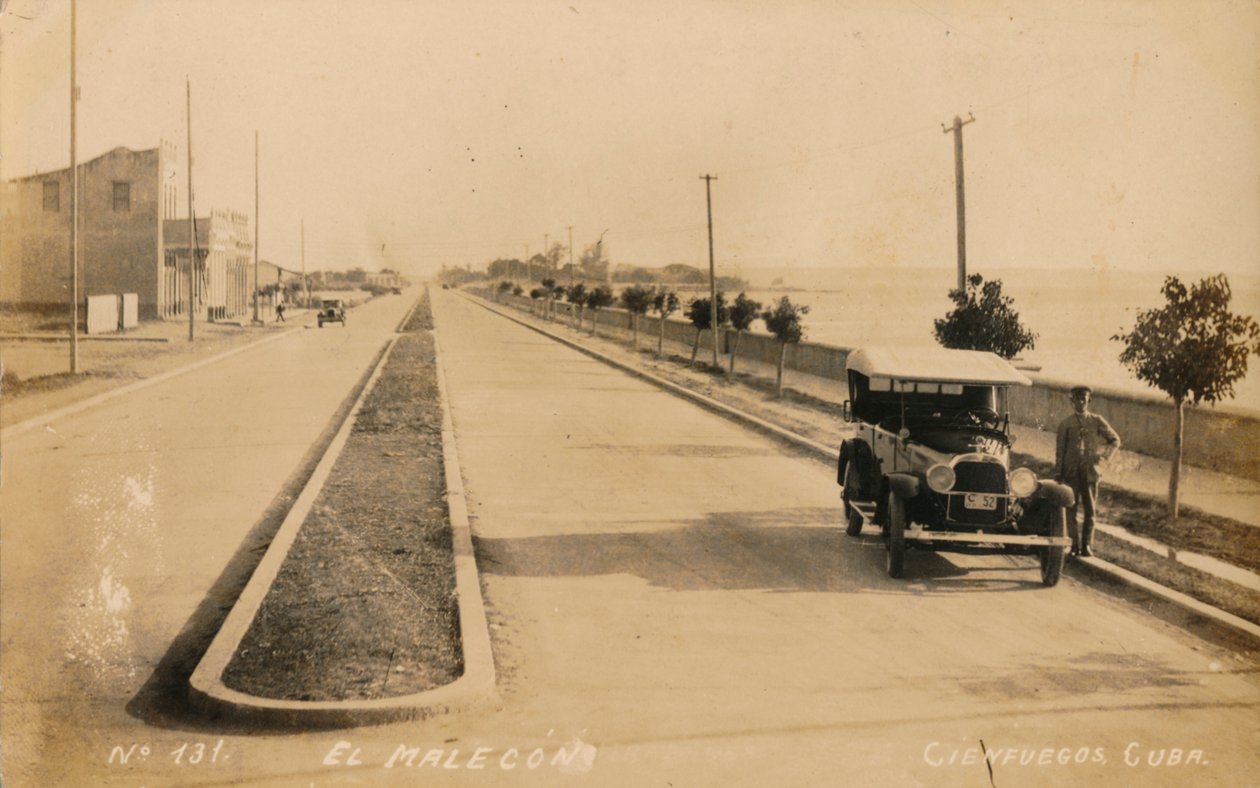 The Malecon, Cienfuegos, Cuba, c1910. af Unbekannt