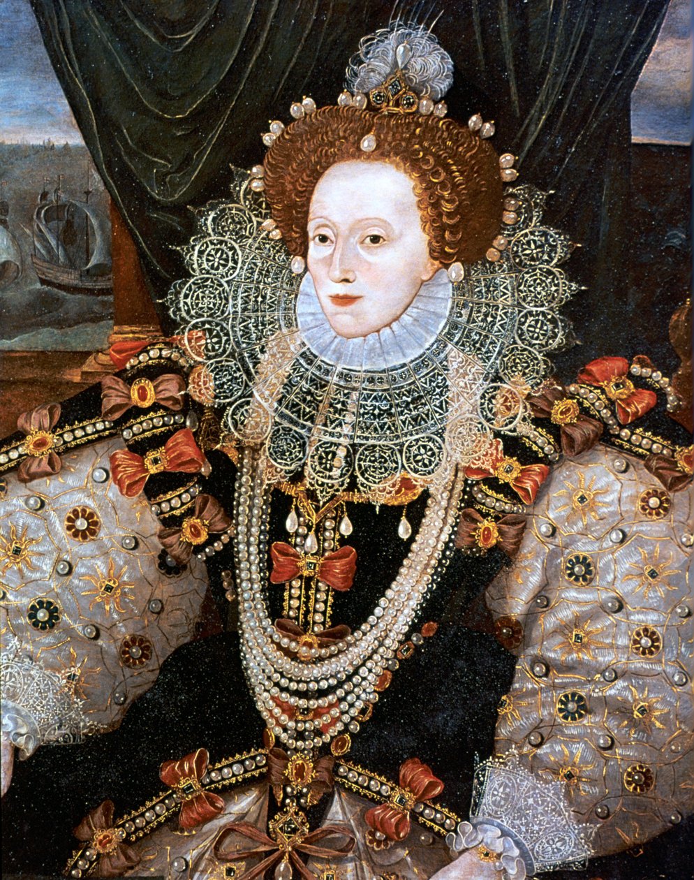 Elizabeth I, dronning af England og Irland, c1588 af Unbekannt
