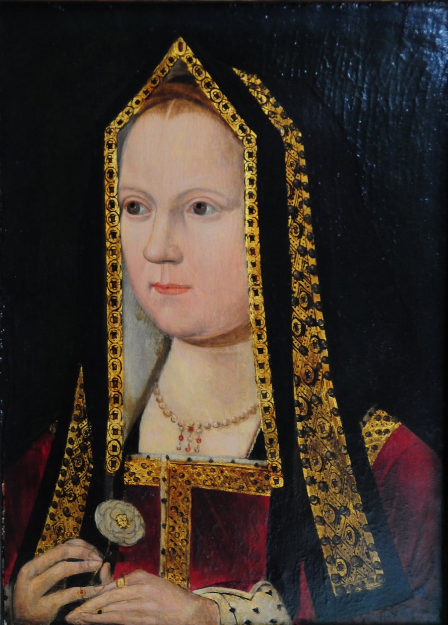 Elizabeth af York 1465-1503, ca 1502 af Unbekannt