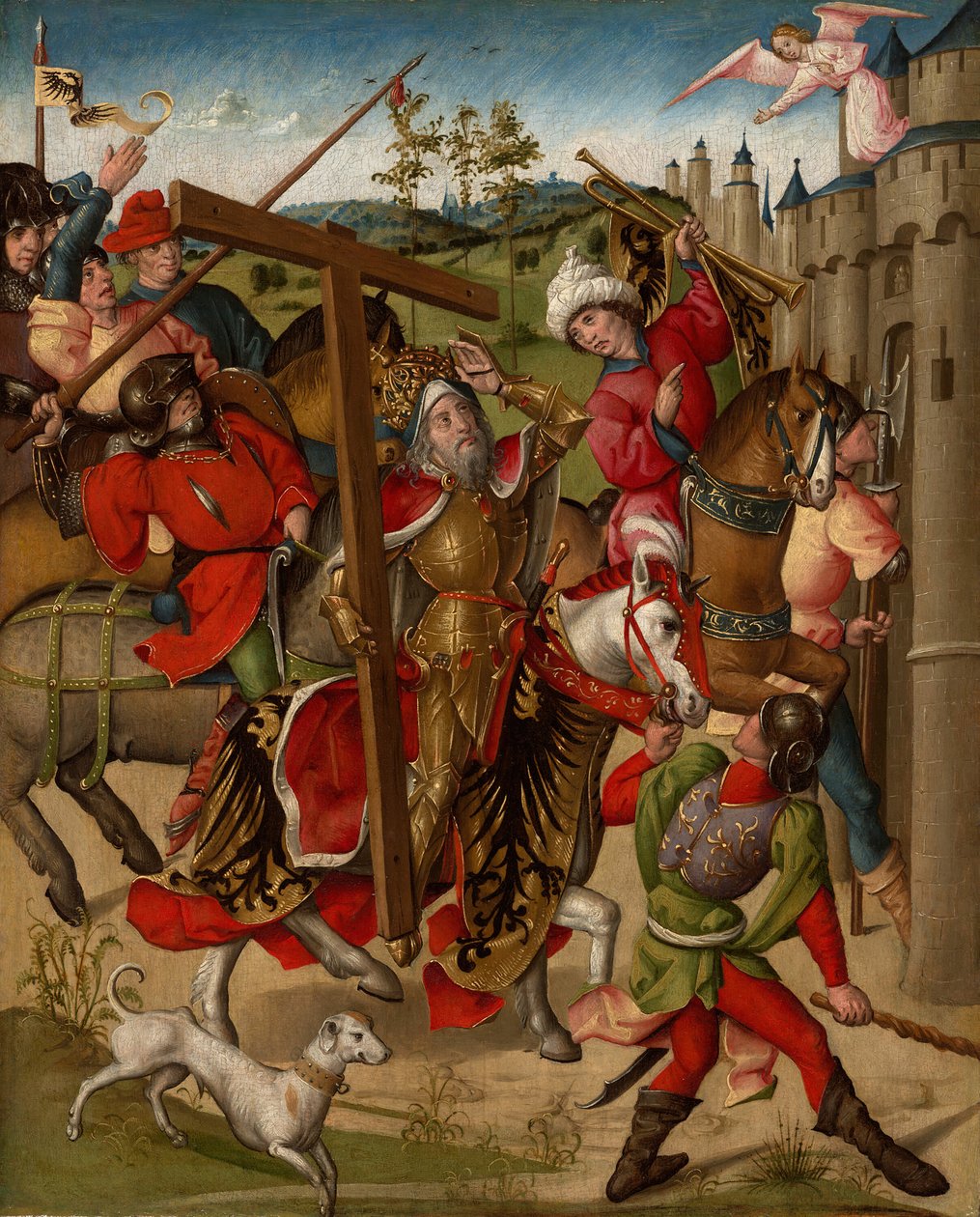 Kejser Heraclius nægtede indrejse i Jerusalem, 146080. af Unbekannt