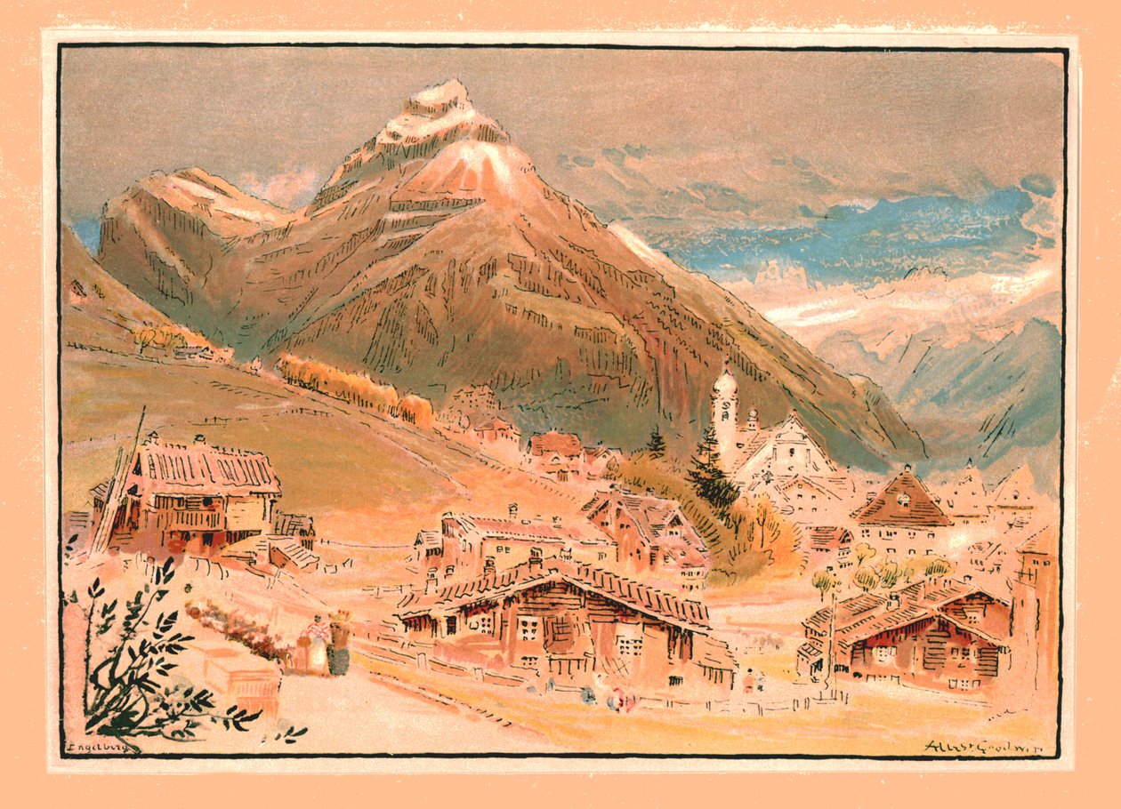Engelberg, c1900. af Unbekannt