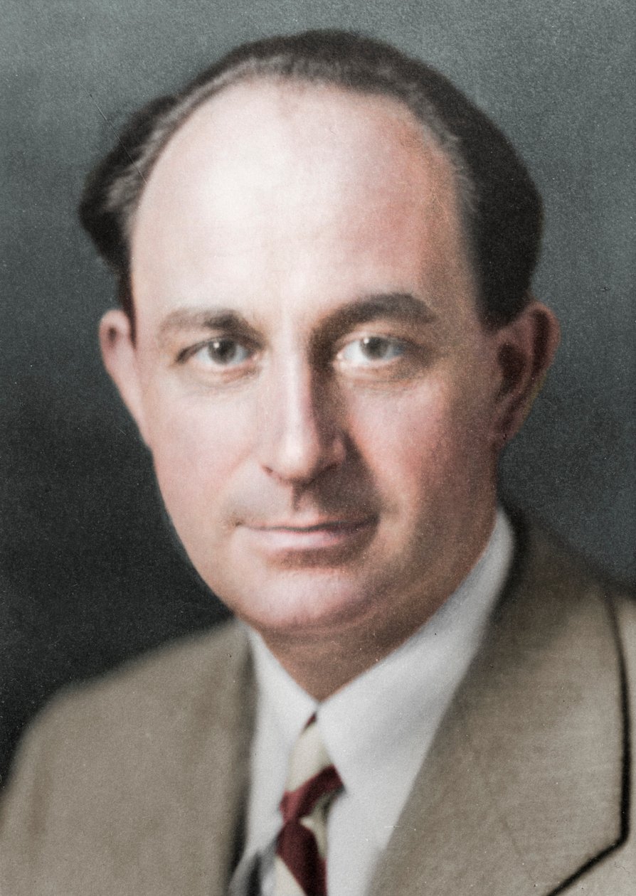 Enrico Fermi, italiensk-født amerikansk atomfysiker, c1938 af Unbekannt