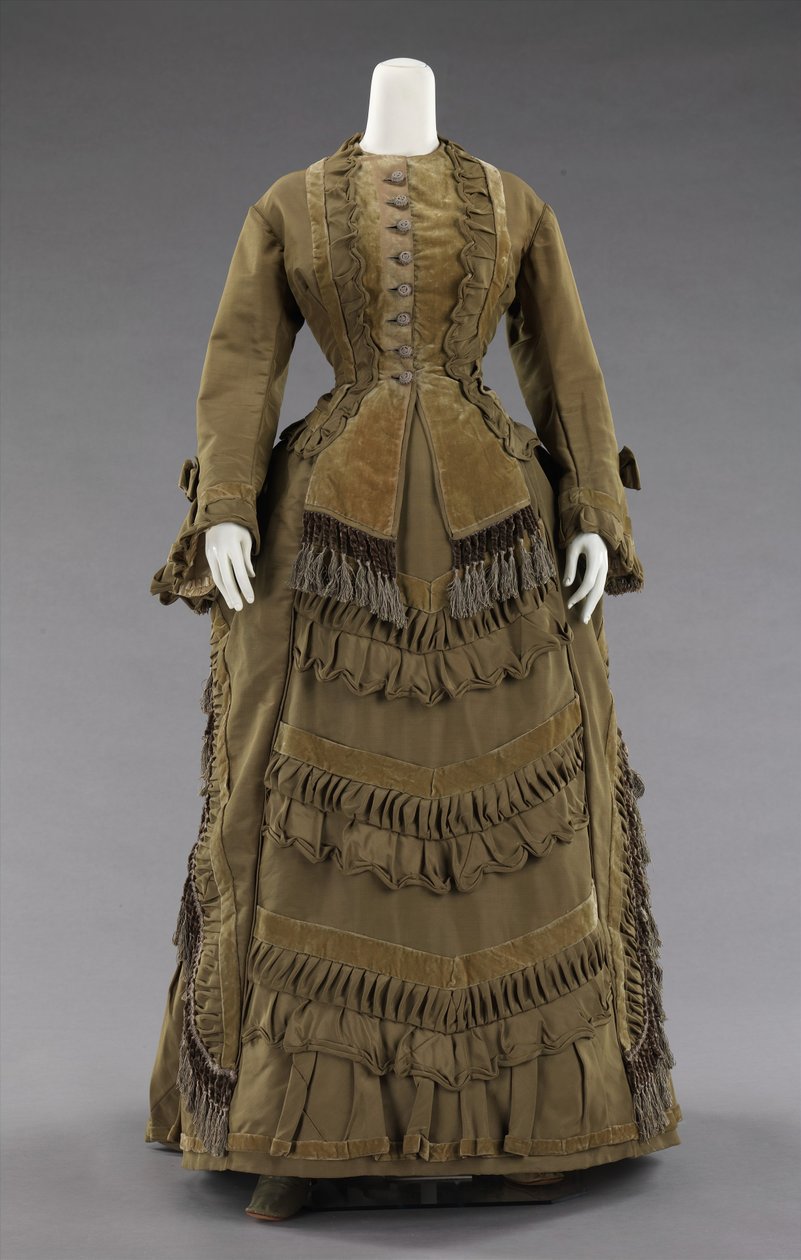 Ensemble, amerikansk, ca. 1875. af Unbekannt