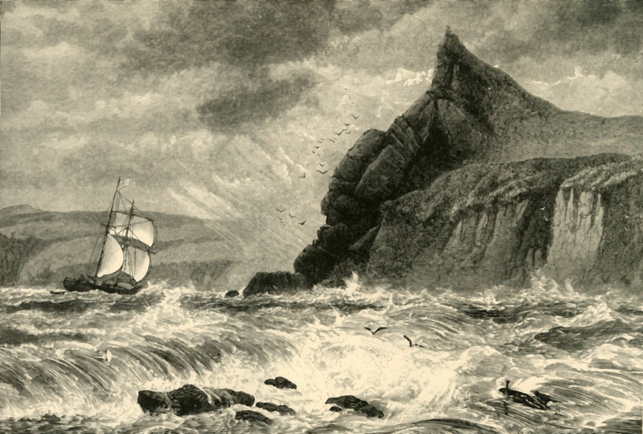 Indgang til Fowey Harbour, 1898. af Unbekannt