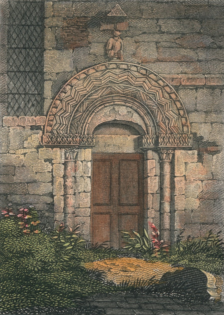 Indgang til Patricksbourne Church, 1817. af Unbekannt