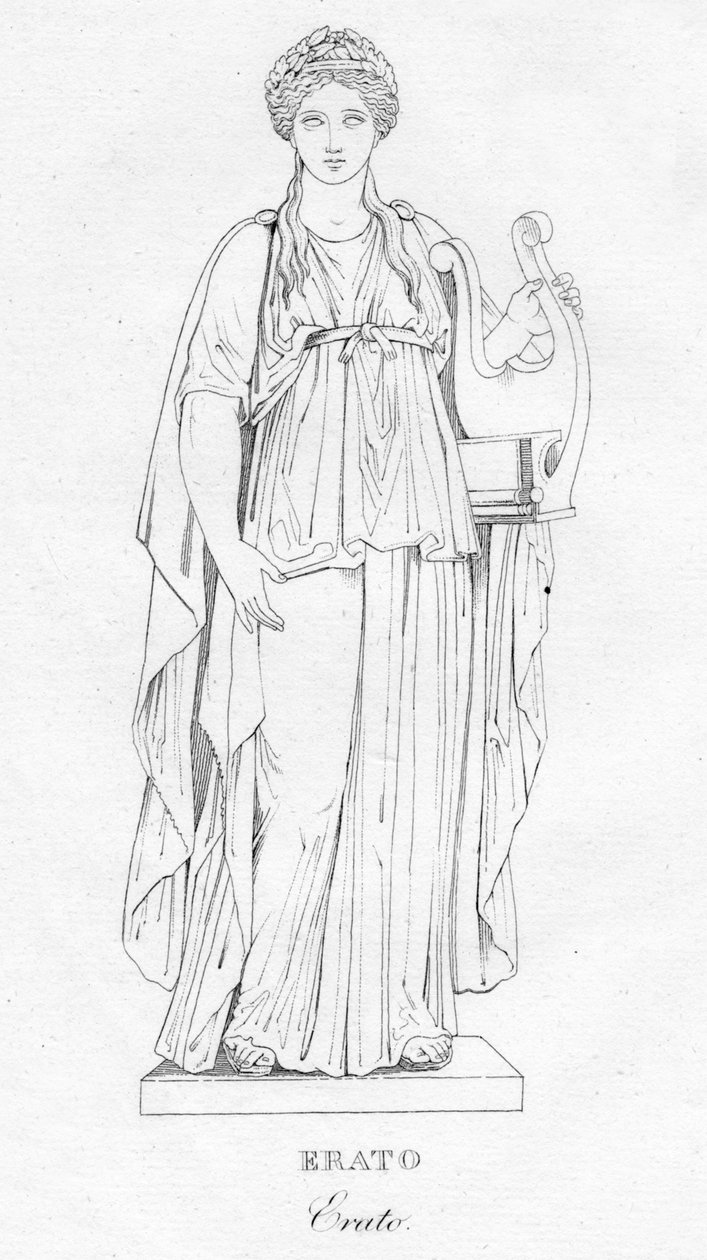 Erato, c1850 af Unbekannt