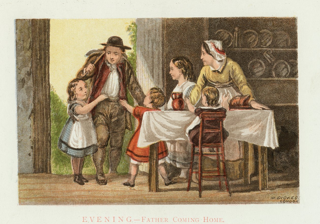 Aften, c1880 af Unbekannt