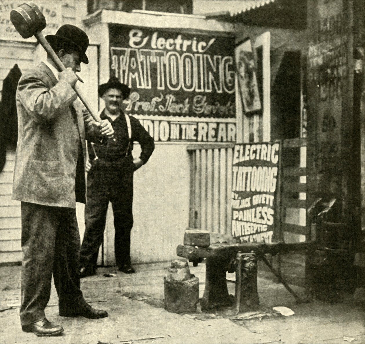 Fairground attraktion, 1910. af Unbekannt
