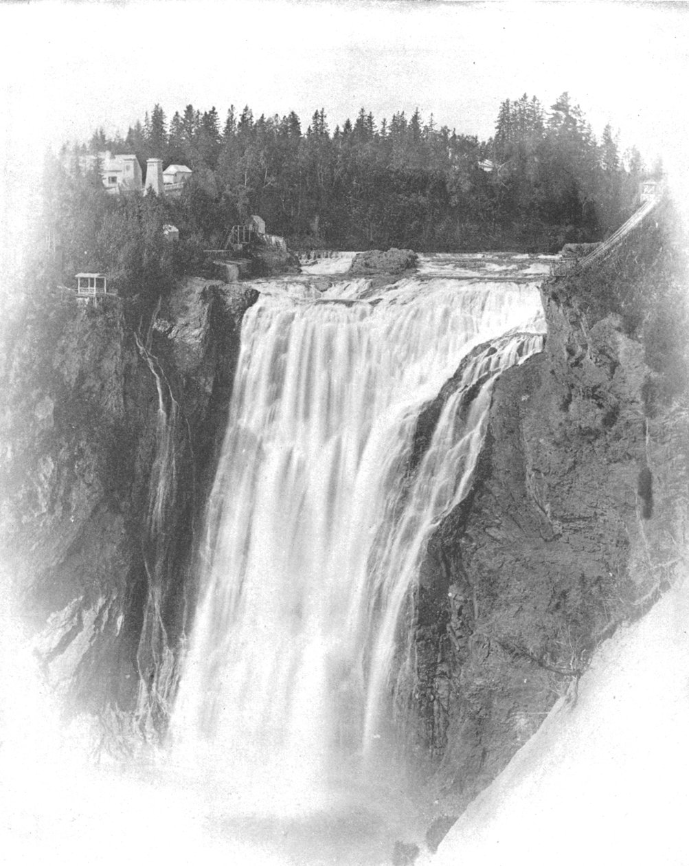 Falls of Montmorency, Quebec, Canada, c1900. af Unbekannt
