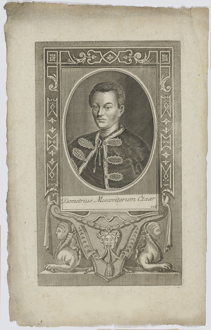 Falsk Dmitry I, ca 1723-1724. af Unbekannt