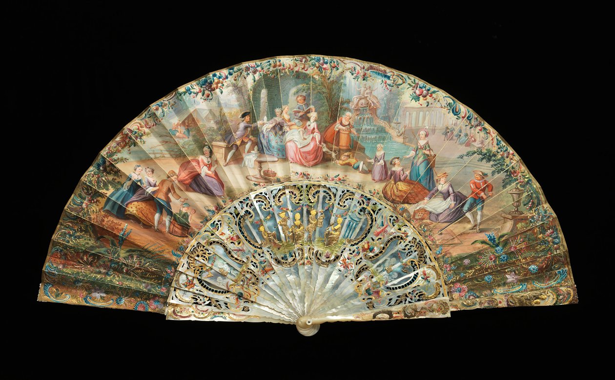 Fan, 1870-90. af Unbekannt