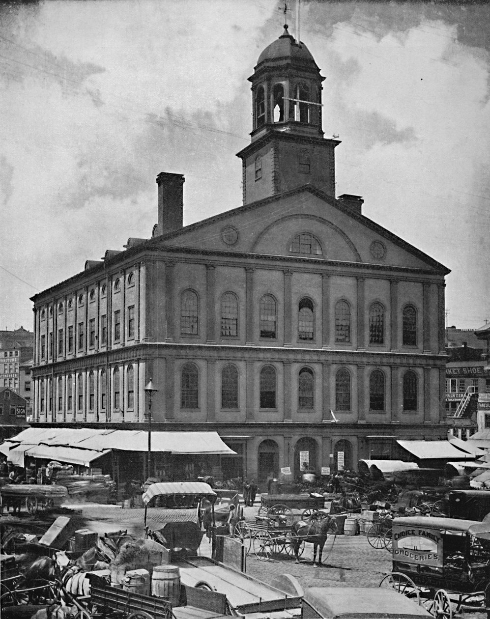 Faneuil Hall, Boston, c1897. af Unbekannt