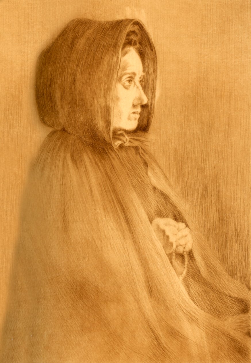 Bedende kvinde, 1908. af Unbekannt