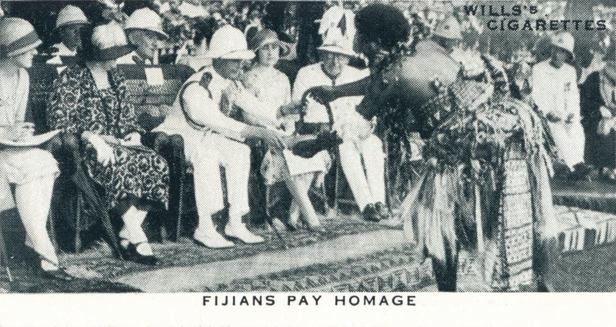 Fijianerne hylder, 1927 1937 af Unbekannt