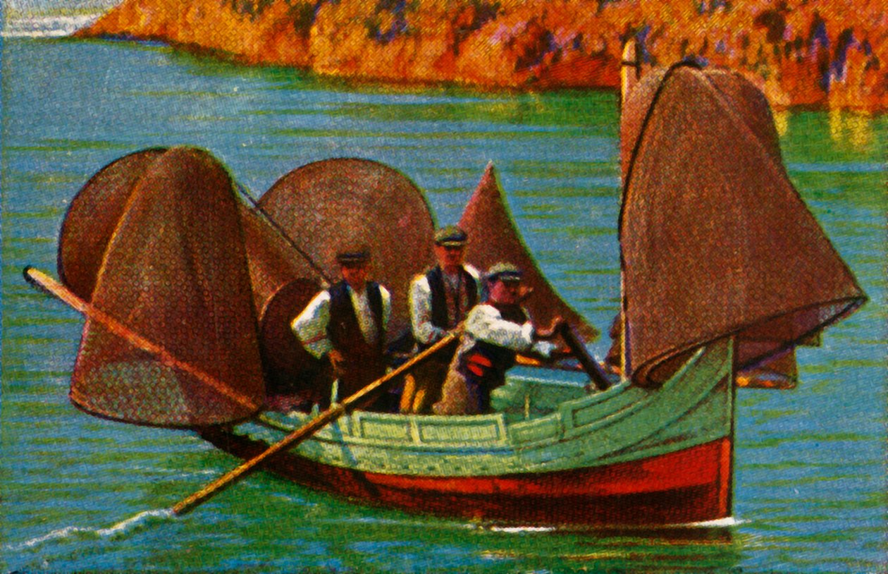 Fiskerbåd, Malta, c1928. af Unbekannt