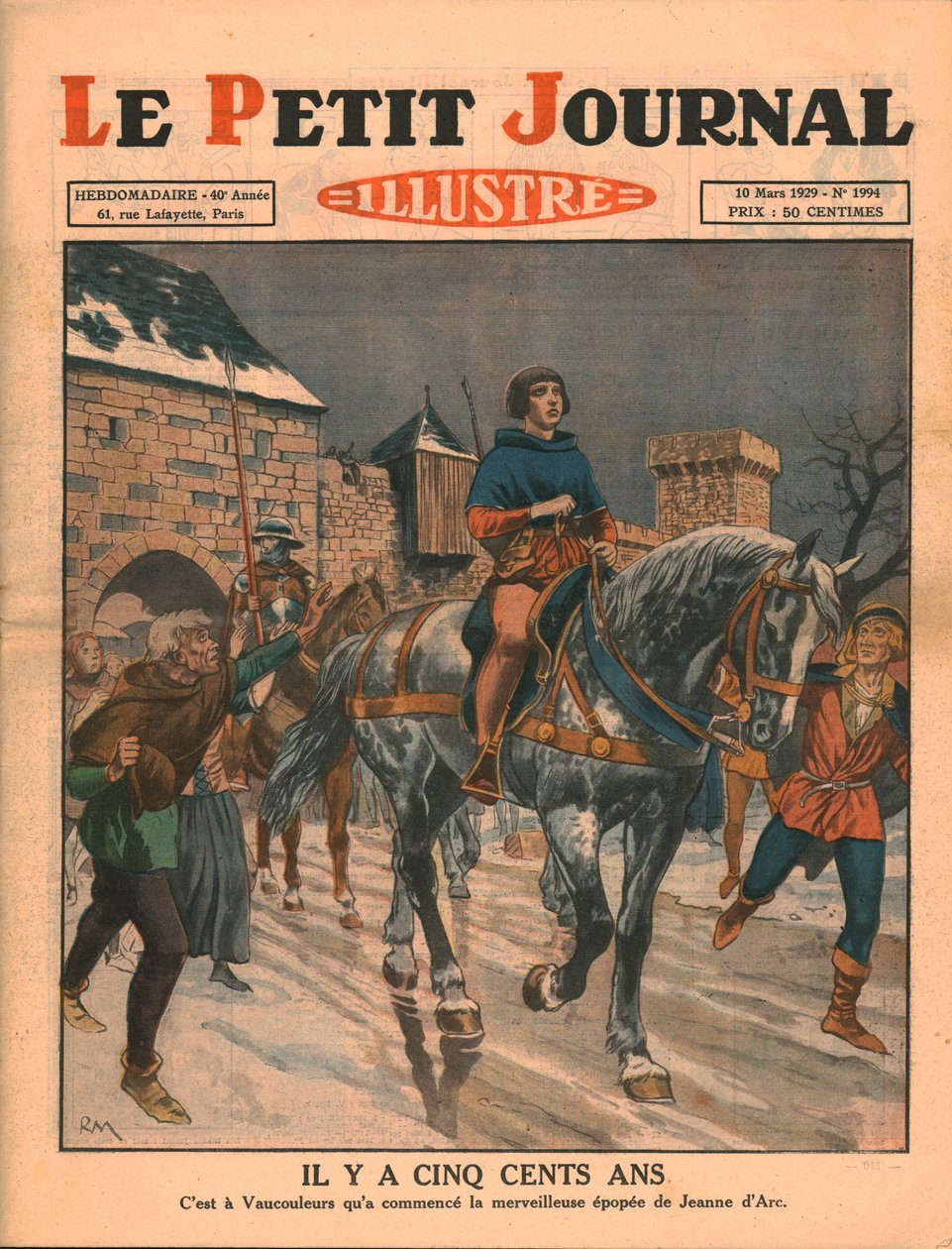 For fem hundrede år siden, 1929. af Unbekannt