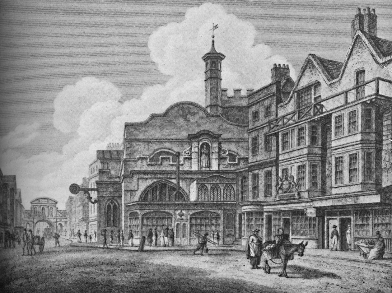 Fleet Street i det attende århundrede, 1907 af Unbekannt