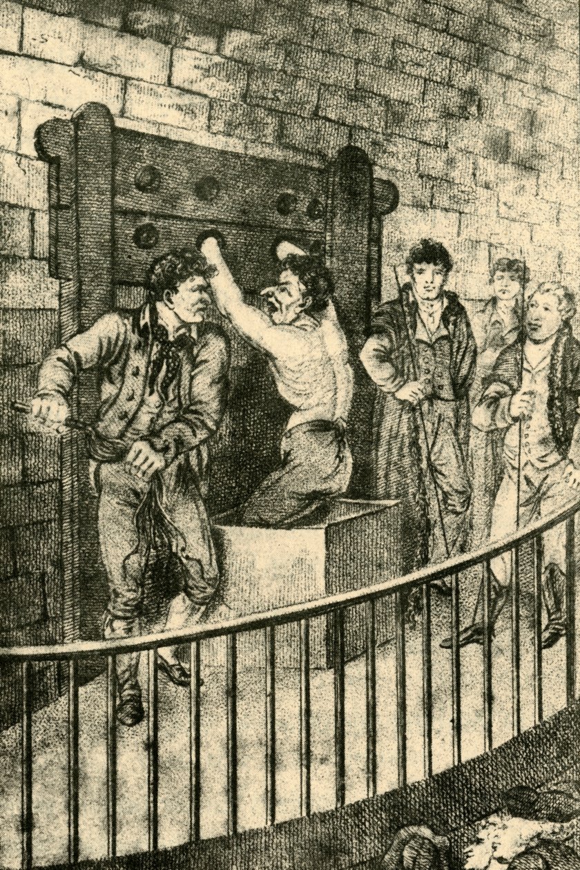 Piskning ved Old Bailey, 1809, 1925. af Unbekannt