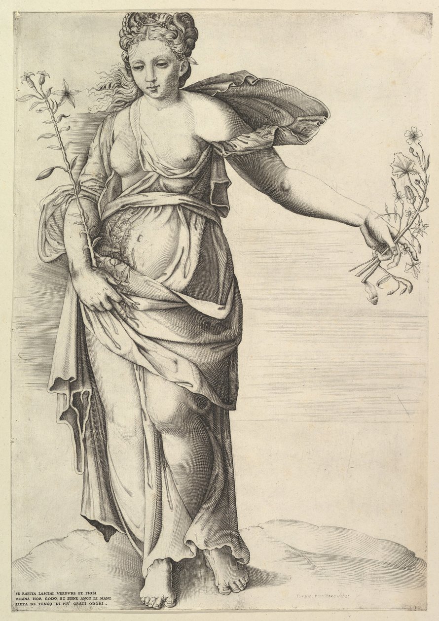 Flora, ca. 1560-70. af Unbekannt
