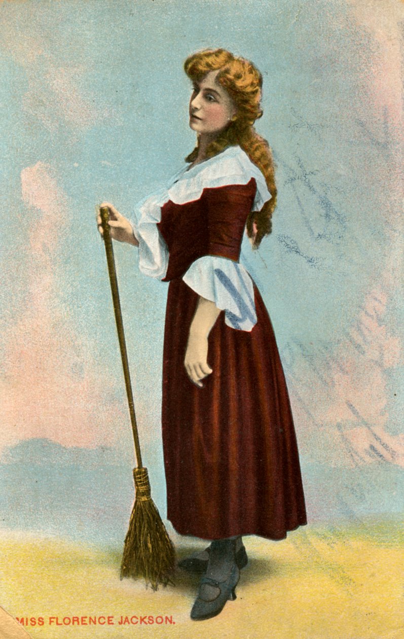 Florence Jackson, britisk skuespillerinde, c1908 af Unbekannt