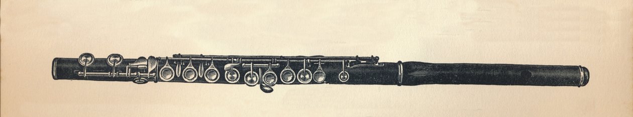 Fløjte, 1895. af Unbekannt