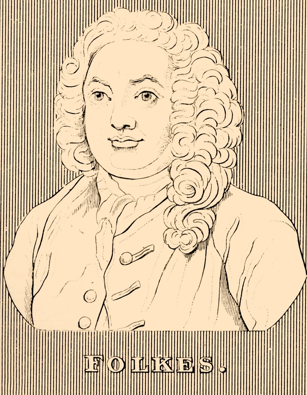 Folkes, 1690-1754, 1830. af Unbekannt