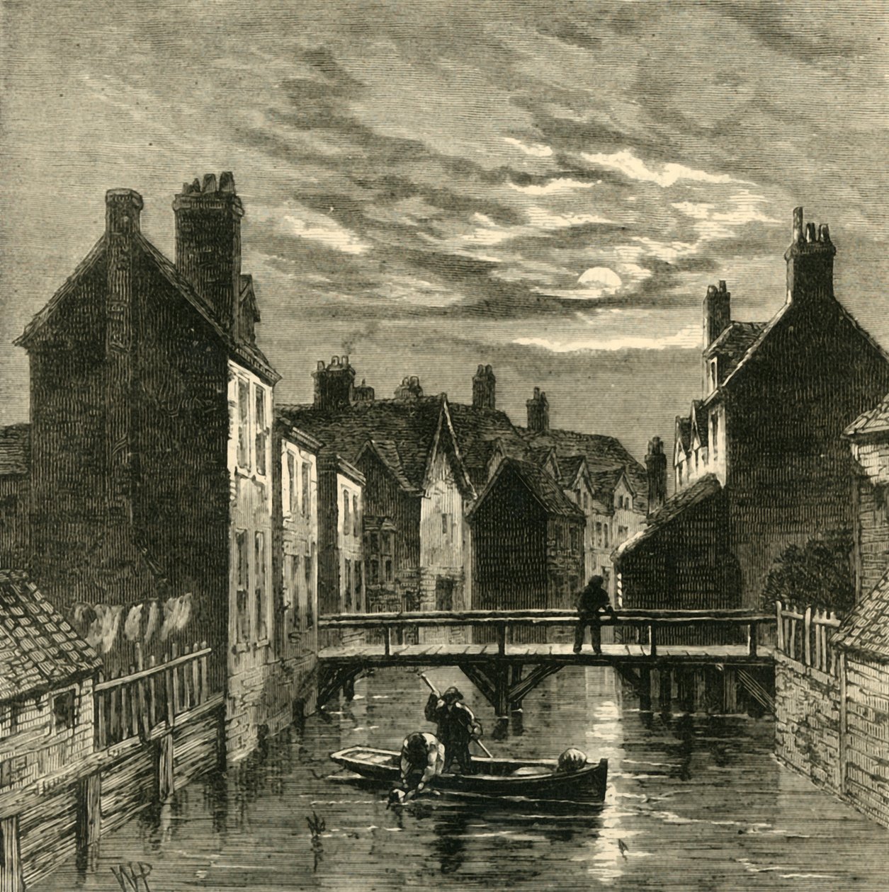 Folly Ditch, Jacobs Island, c1878. af Unbekannt